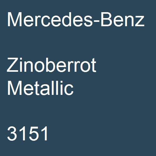 Mercedes-Benz, Zinoberrot Metallic, 3151.